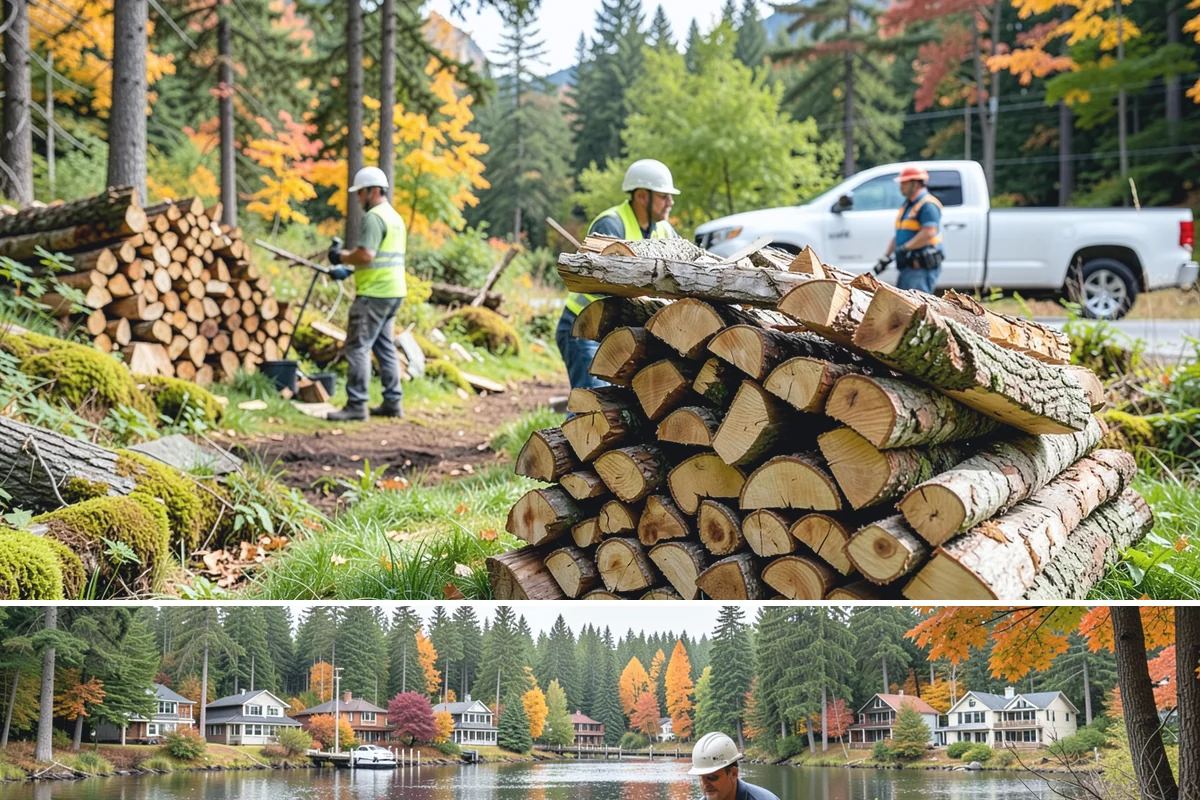 Firewood Organization in La Conner, Skagit County, WA - Organize your woodpile in spring or summer to give freshly sorted wood the dry months it needs.