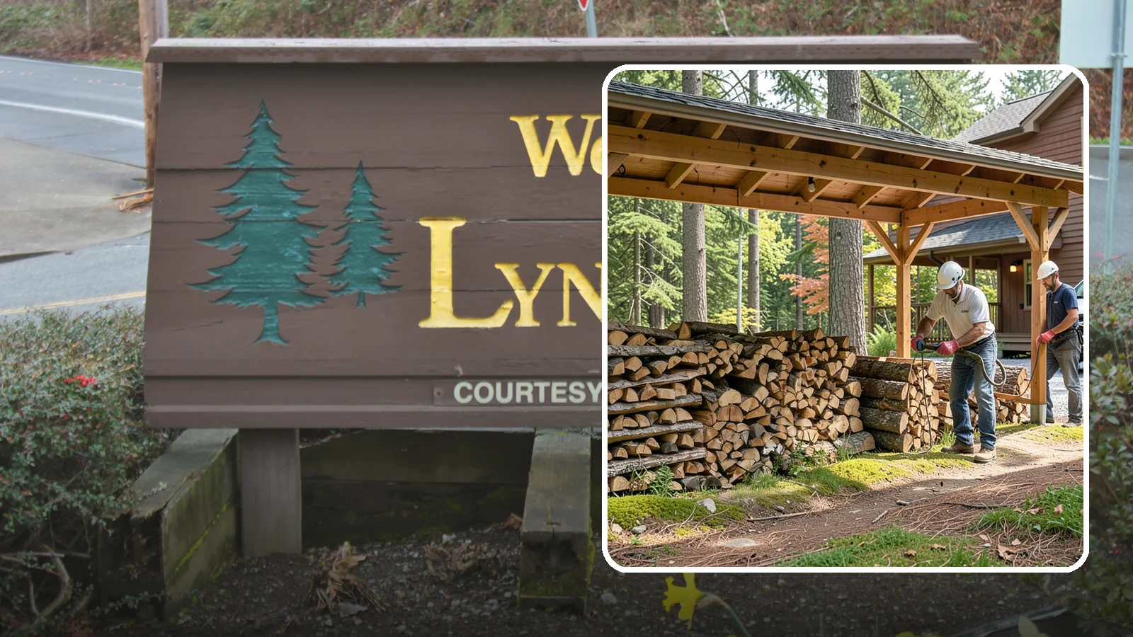 Firewood Organization in Lynnwood, Snohomish County, WA - We reorganize a disorganized woodpile into tidy, well-ventilated stacks that dry faster and are easy to draw from.