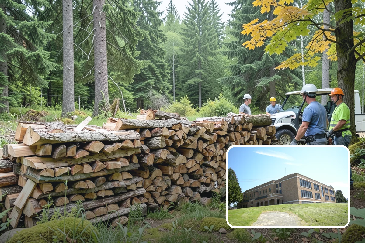 Firewood Organization in Maple Valley, King County, WA - Turns a rotting heap into fast-drying stacks