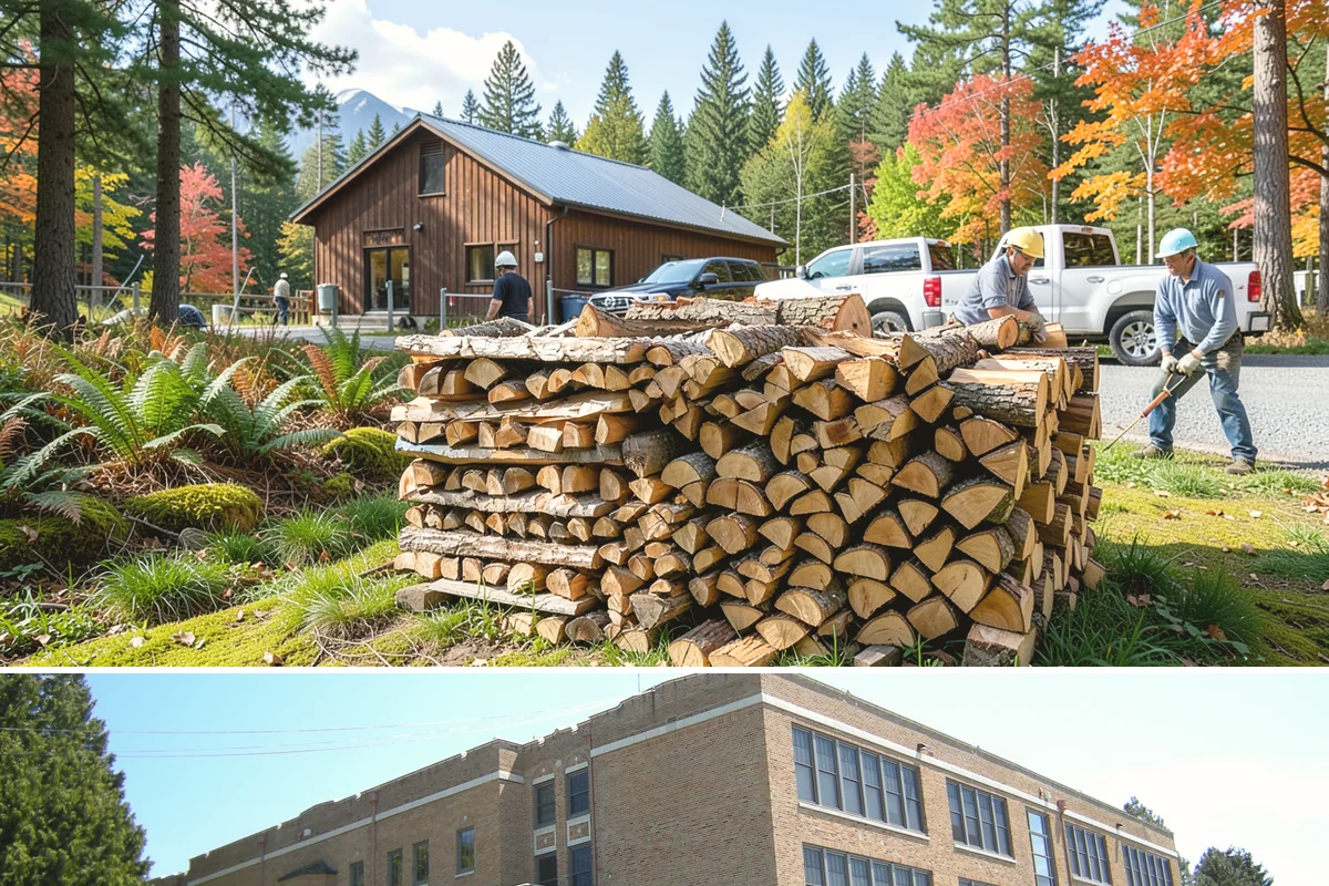 Firewood Organization in Maple Valley, King County, WA - Organize your woodpile in spring or summer to give freshly sorted wood the dry months it needs.