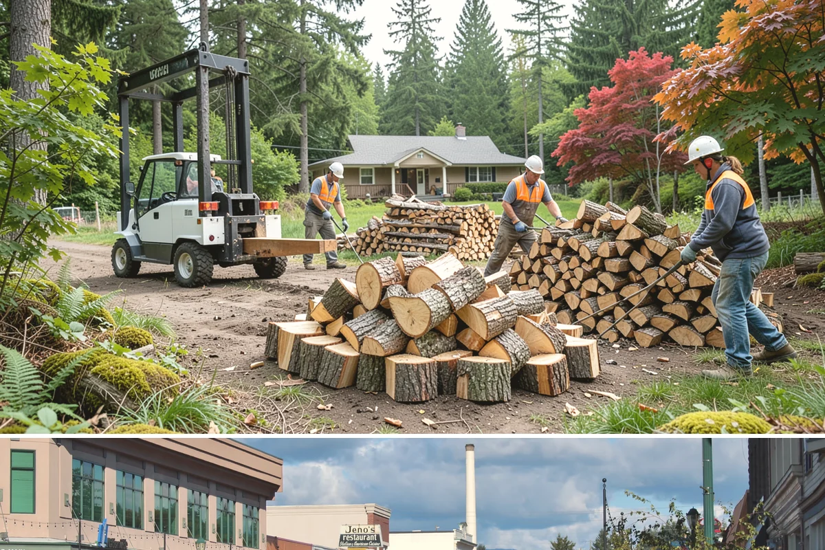 Firewood Organization in Monroe, Snohomish County, WA - Organize your woodpile in spring or summer to give freshly sorted wood the dry months it needs.