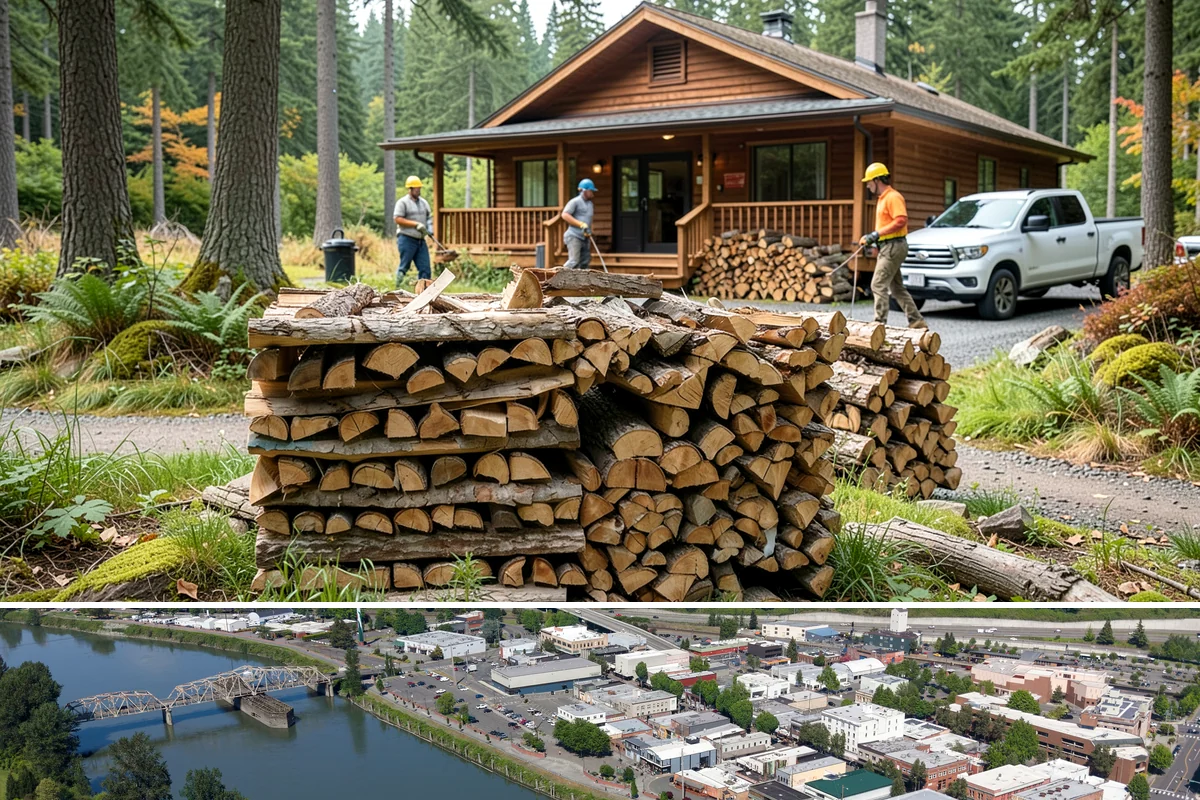 Firewood Organization in Mount Vernon, Skagit County, WA - Organize your woodpile in spring or summer to give freshly sorted wood the dry months it needs.