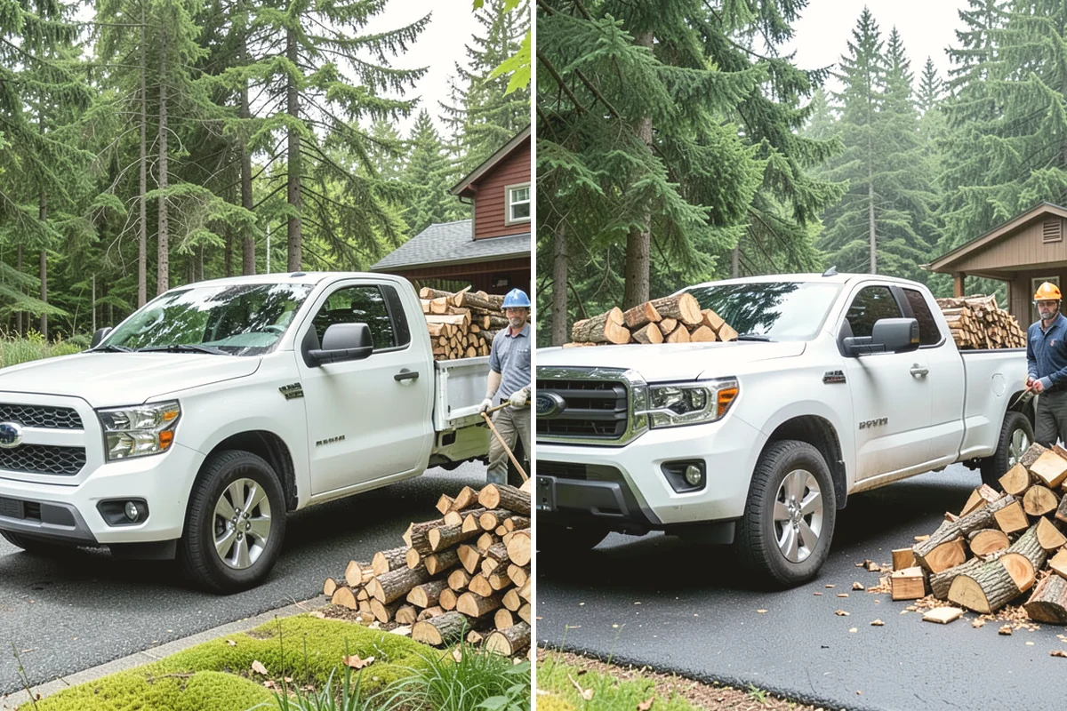 Firewood Organization in Mukilteo, Snohomish County, WA - Assess the existing pile and clear the area