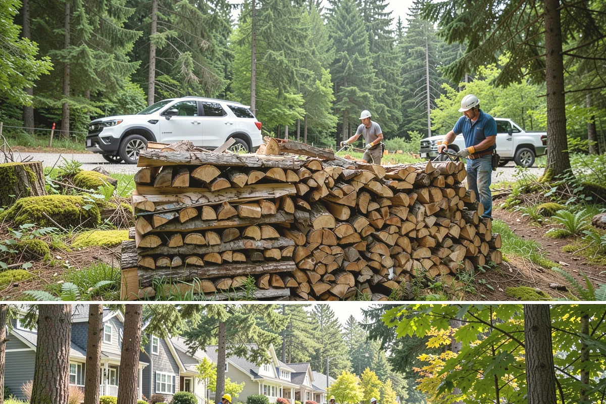 Firewood Organization in Normandy Park, King County, WA - Organize your woodpile in spring or summer to give freshly sorted wood the dry months it needs.