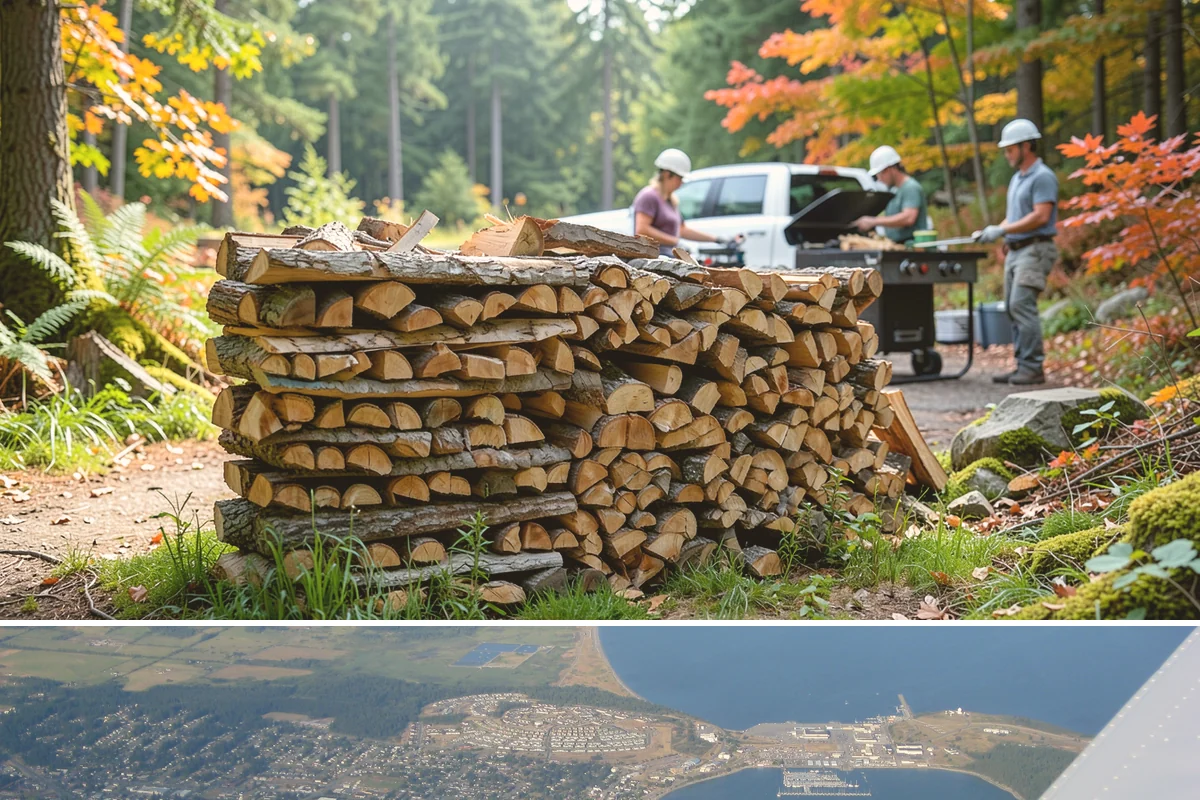 Firewood Organization in Oak Harbor, Island County, WA - Organize your woodpile in spring or summer to give freshly sorted wood the dry months it needs.