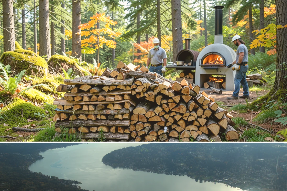 Firewood Organization in Sammamish, King County, WA - Organize your woodpile in spring or summer to give freshly sorted wood the dry months it needs.
