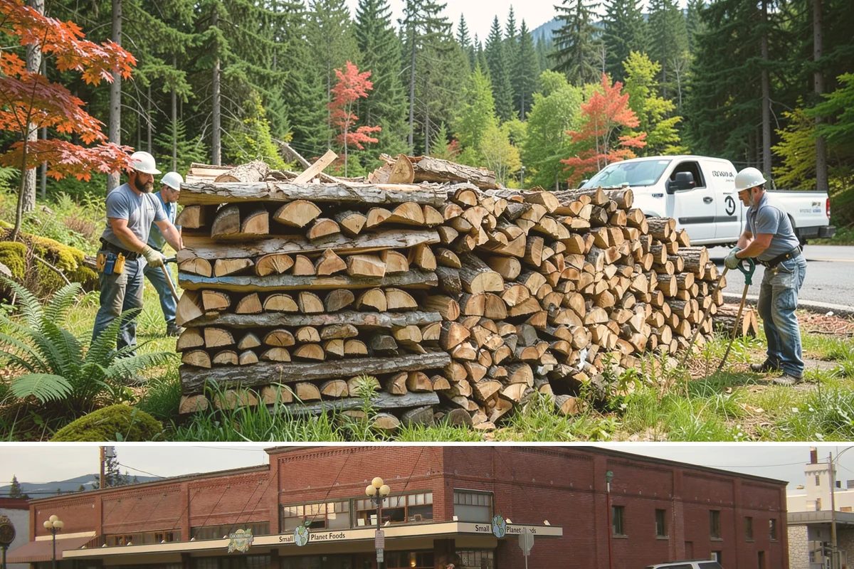 Firewood Organization in Sedro-Woolley, Skagit County, WA - Organize your woodpile in spring or summer to give freshly sorted wood the dry months it needs.