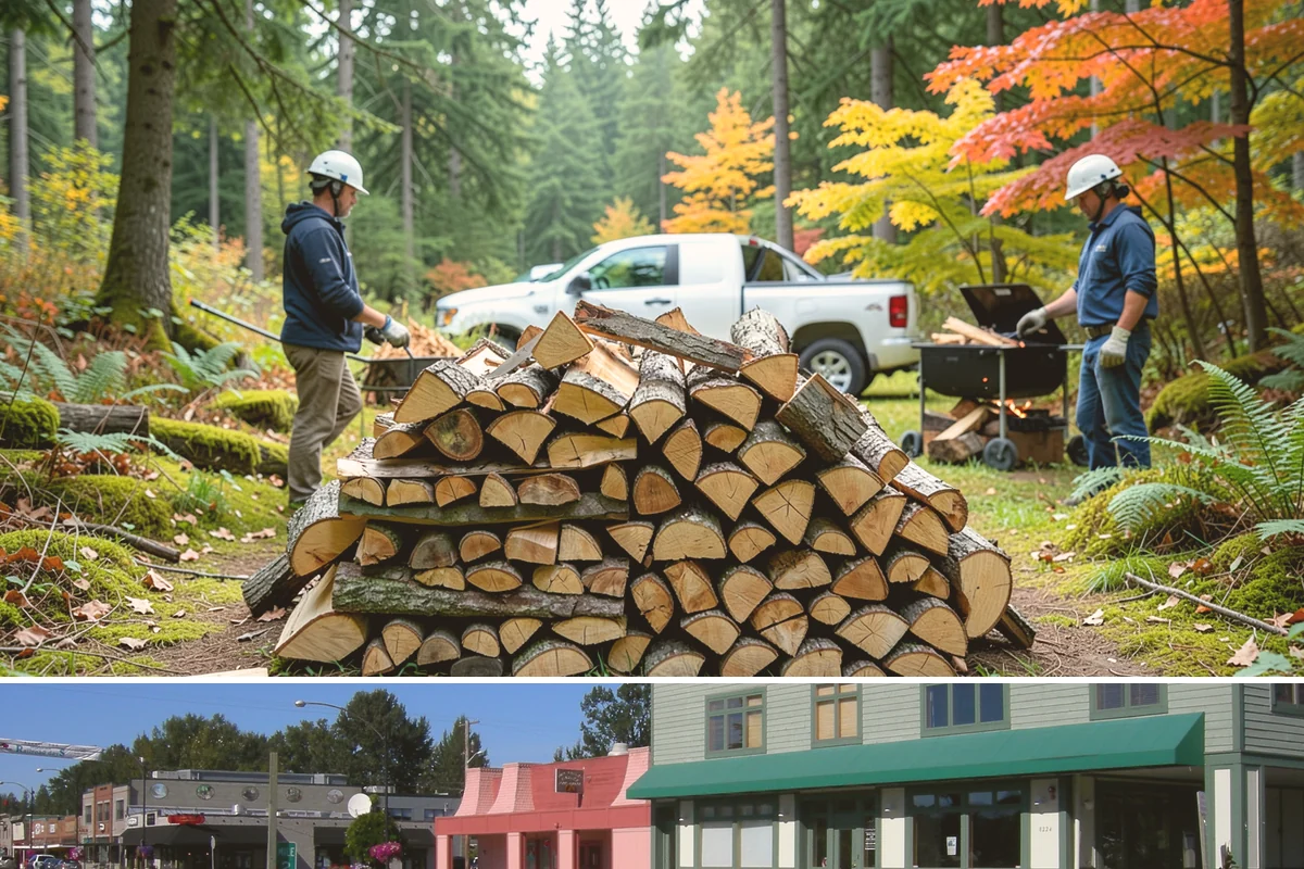 Firewood Organization in Snoqualmie, King County, WA - Organize your woodpile in spring or summer to give freshly sorted wood the dry months it needs.