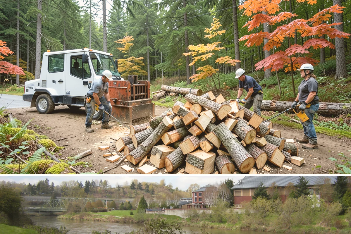 Firewood Organization in Tukwila, King County, WA - Organize your woodpile in spring or summer to give freshly sorted wood the dry months it needs.