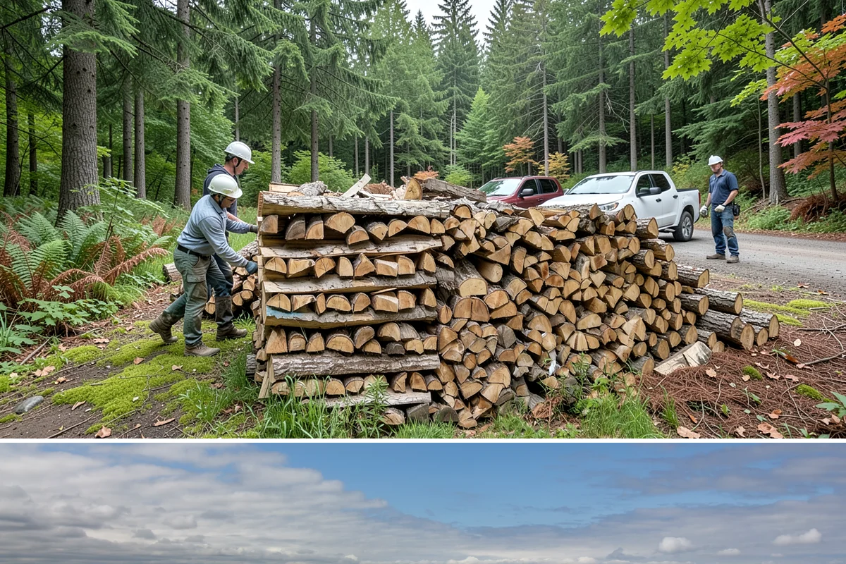 Firewood Organization in University Place, Pierce County, WA - Organize your woodpile in spring or summer to give freshly sorted wood the dry months it needs.