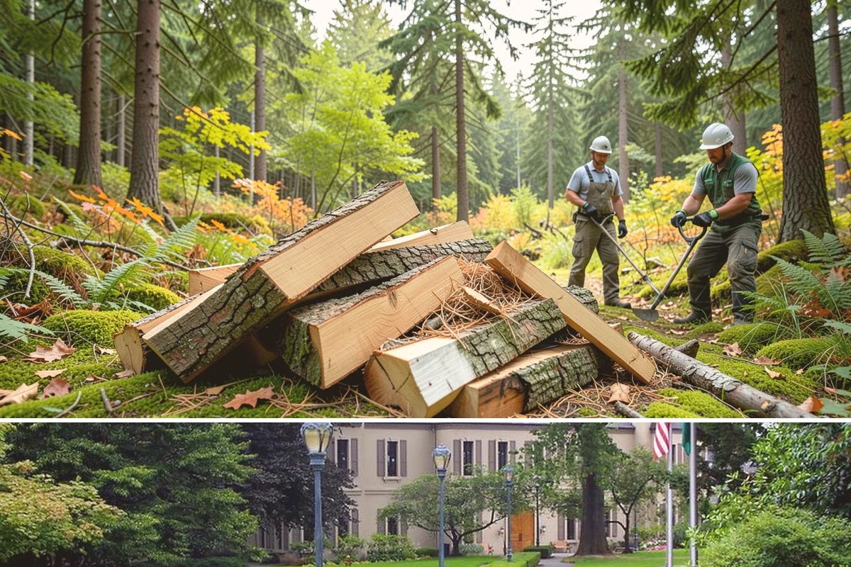 Firewood Organization in Woodinville, King County, WA - Organize your woodpile in spring or summer to give freshly sorted wood the dry months it needs.