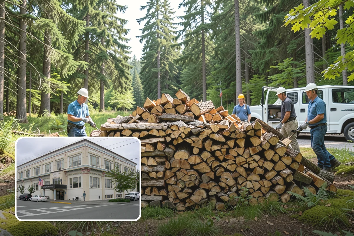 Firewood Pickup in Anacortes, Skagit County, WA - No delivery fee for the biggest savings