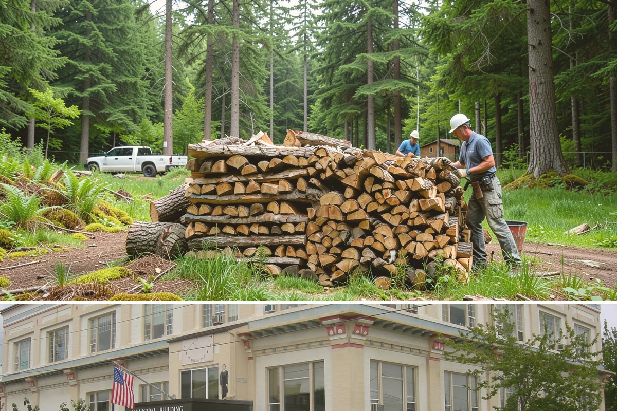 Firewood Pickup in Anacortes, Skagit County, WA - Pickup is available year-round, but stock is freshest and most plentiful in late summer and fall.