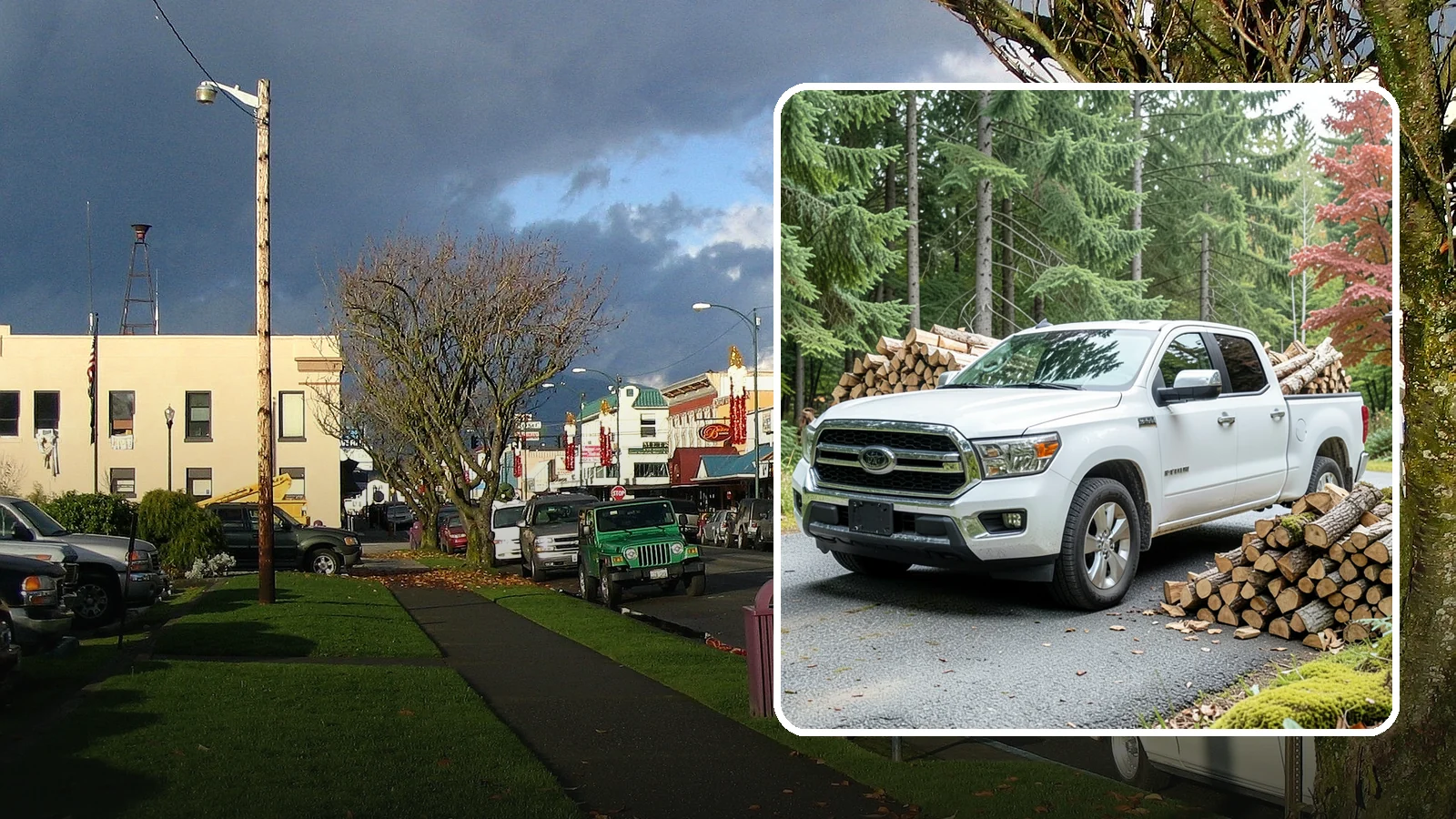 Firewood Pickup in Arlington, Snohomish County, WA - Save on delivery by picking up seasoned, ready-to-burn firewood directly from our Pacific Northwest yard.
