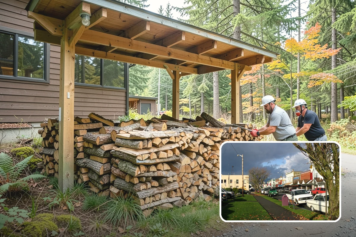 Firewood Pickup in Arlington, Snohomish County, WA - No delivery fee for the biggest savings