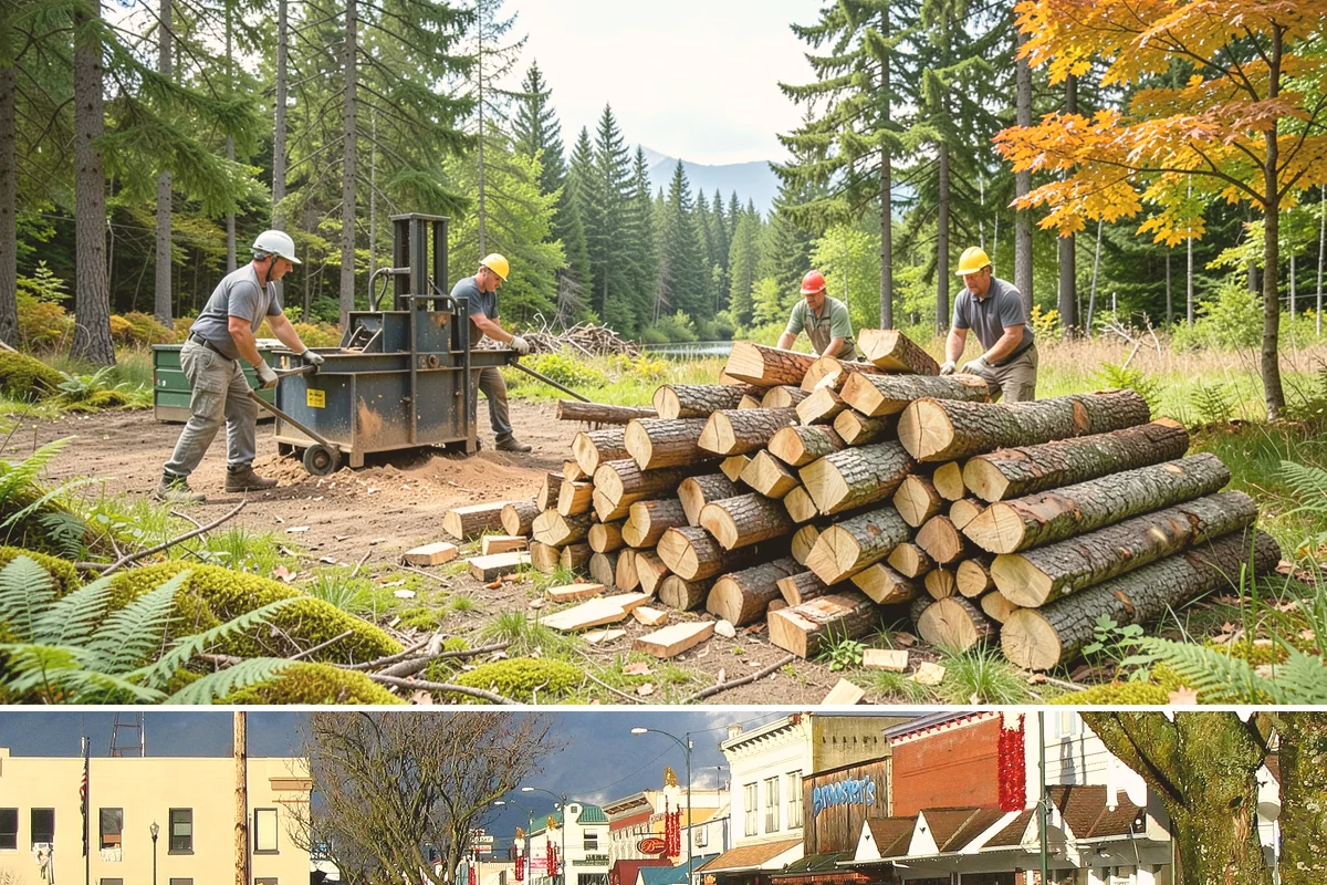 Firewood Pickup in Arlington, Snohomish County, WA - Pickup is available year-round, but stock is freshest and most plentiful in late summer and fall.