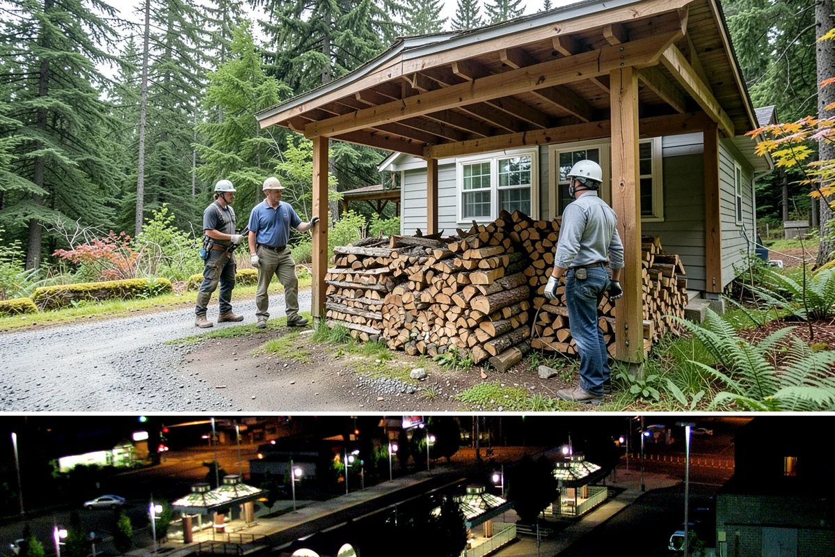 Firewood Pickup in Auburn, King County, WA - Pickup is available year-round, but stock is freshest and most plentiful in late summer and fall.