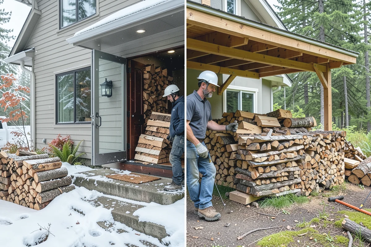 Firewood Pickup in Beaux Arts Village, King County, WA - You order your quantity and choose pickup