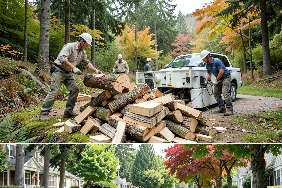 Firewood Pickup in Beaux Arts Village, King County, WA - Pickup is available year-round, but stock is freshest and most plentiful in late summer and fall.