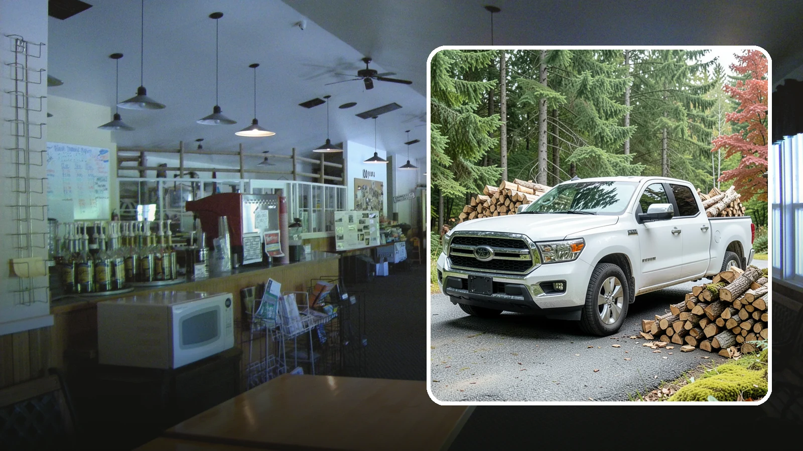 Firewood Pickup in Black Diamond, King County, WA - Save on delivery by picking up seasoned, ready-to-burn firewood directly from our Pacific Northwest yard.