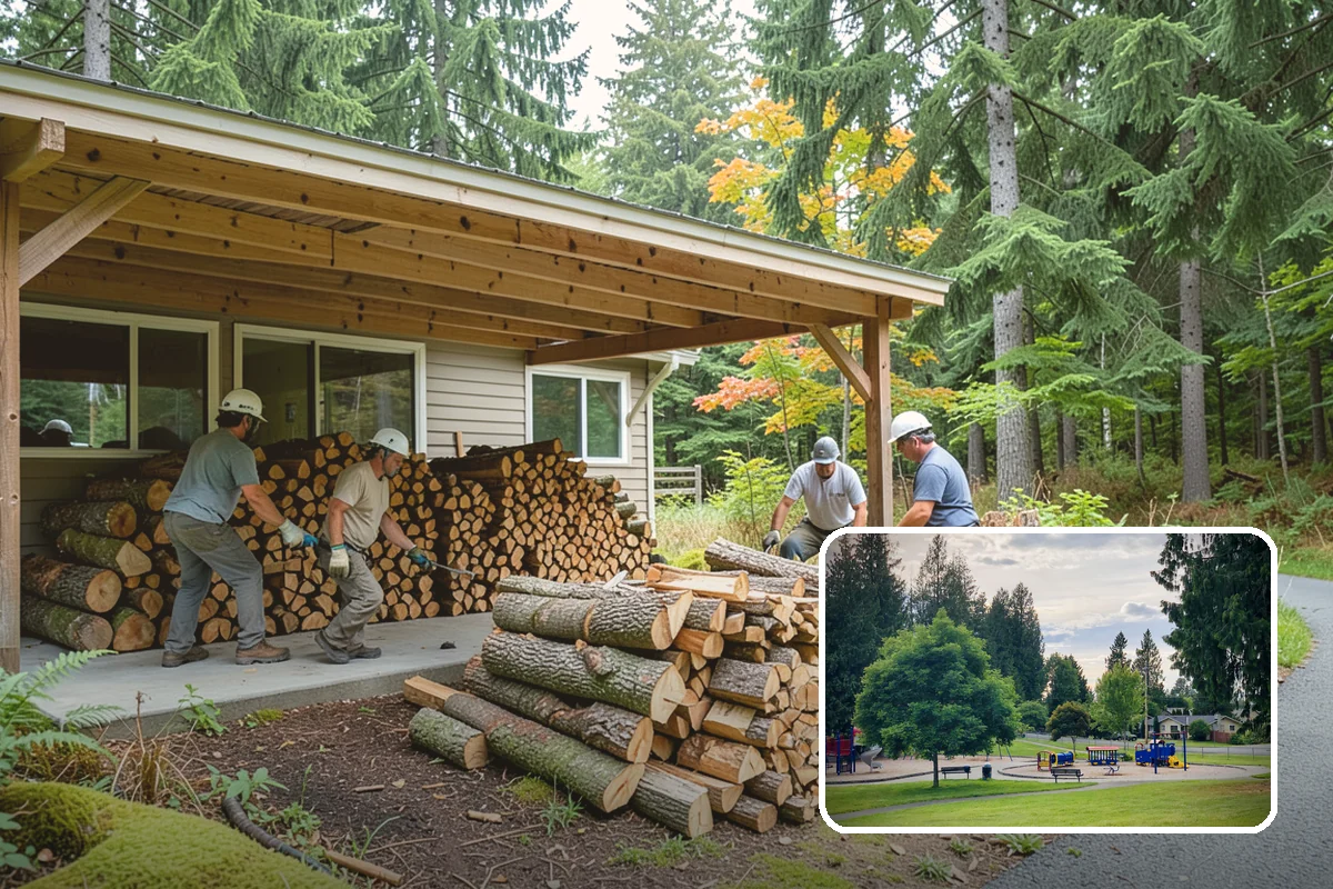 Firewood Pickup in Bonney Lake, Pierce County, WA - No delivery fee for the biggest savings