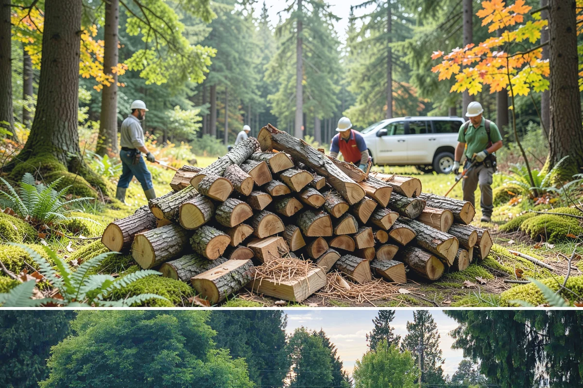 Firewood Pickup in Bonney Lake, Pierce County, WA - Pickup is available year-round, but stock is freshest and most plentiful in late summer and fall.
