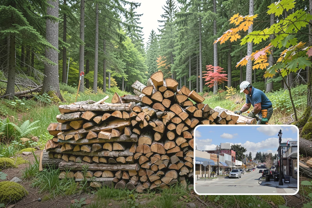 Firewood Pickup in Bothell, King County, WA - No delivery fee for the biggest savings