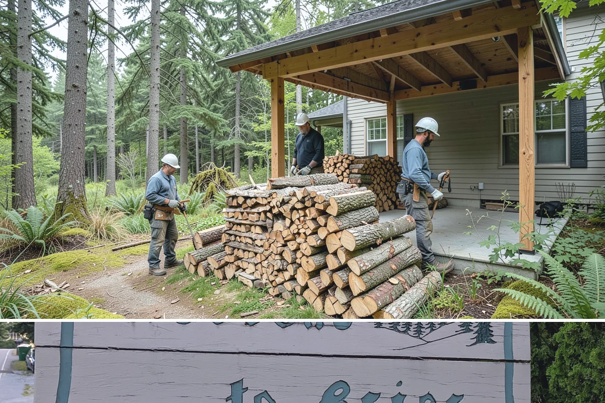 Firewood Pickup in Brier, Snohomish County, WA - Pickup is available year-round, but stock is freshest and most plentiful in late summer and fall.