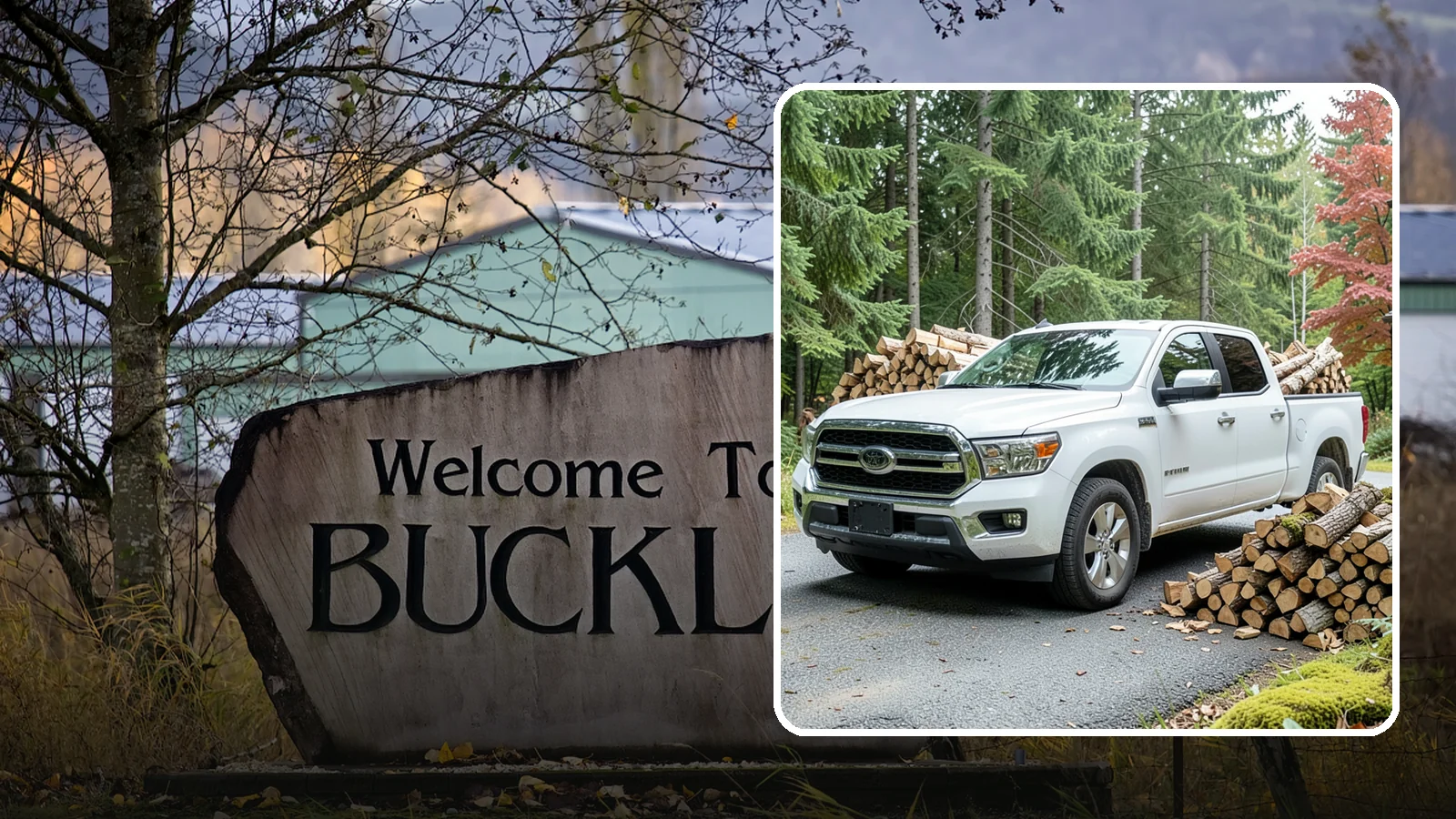 Firewood Pickup in Buckley, Pierce County, WA - Save on delivery by picking up seasoned, ready-to-burn firewood directly from our Pacific Northwest yard.