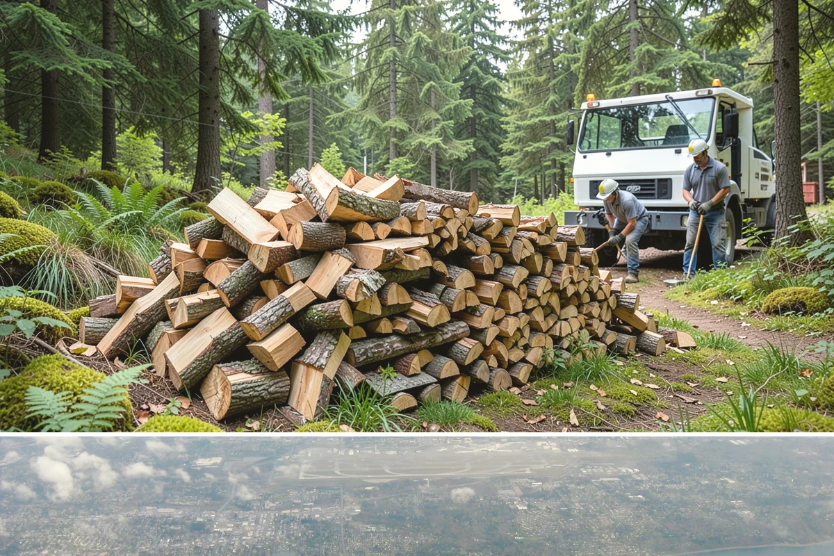 Firewood Pickup in Burien, King County, WA - Pickup is available year-round, but stock is freshest and most plentiful in late summer and fall.