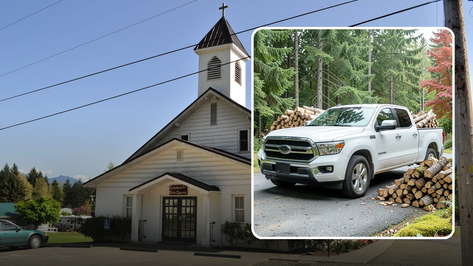 Firewood Pickup in Concrete, Skagit County, WA - Save on delivery by picking up seasoned, ready-to-burn firewood directly from our Pacific Northwest yard.