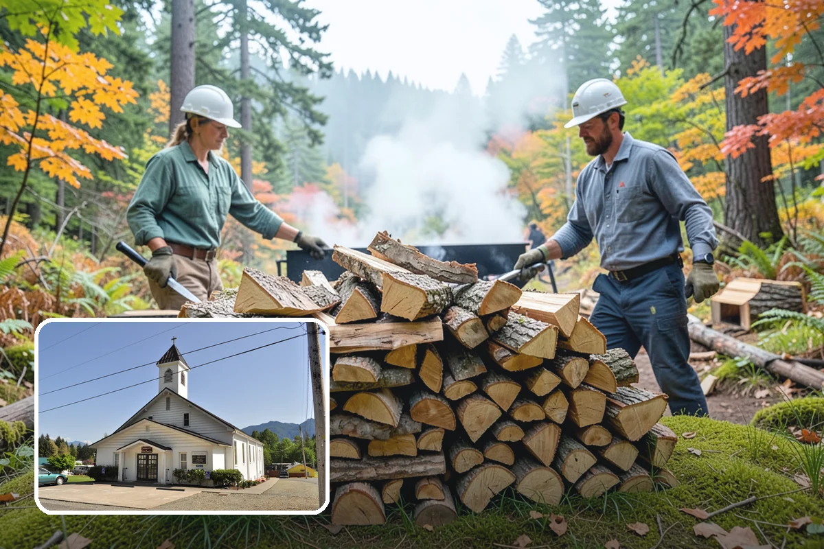 Firewood Pickup in Concrete, Skagit County, WA - No delivery fee for the biggest savings