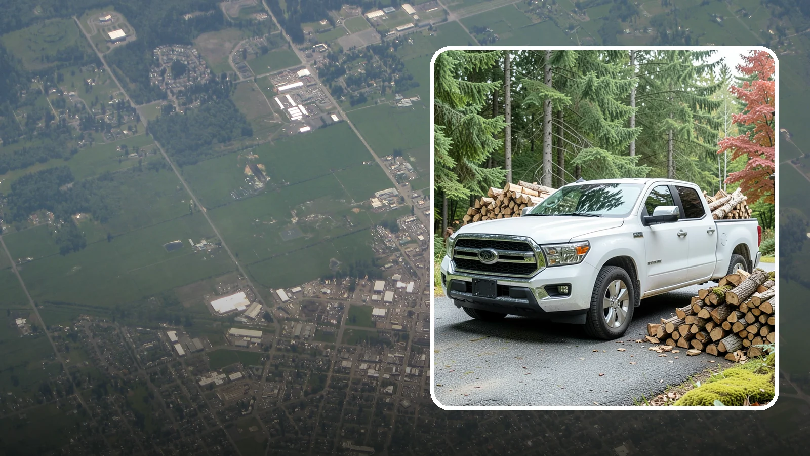 Firewood Pickup in Enumclaw, King County, WA - Save on delivery by picking up seasoned, ready-to-burn firewood directly from our Pacific Northwest yard.