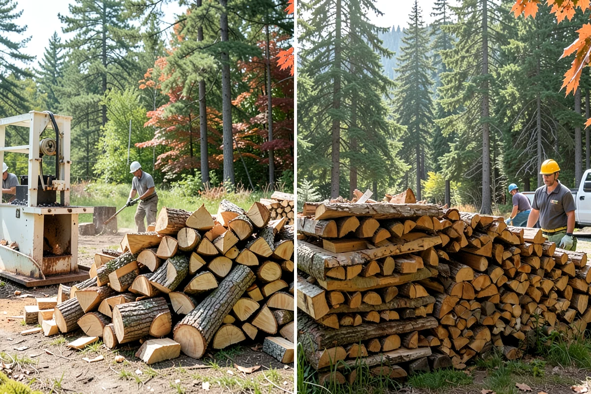 Firewood Pickup in Enumclaw, King County, WA - You order your quantity and choose pickup