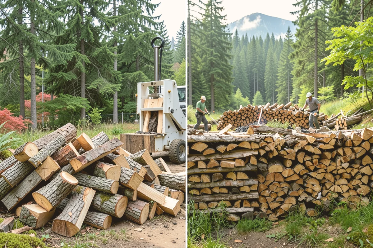 Firewood Pickup in Fife, Pierce County, WA - You order your quantity and choose pickup