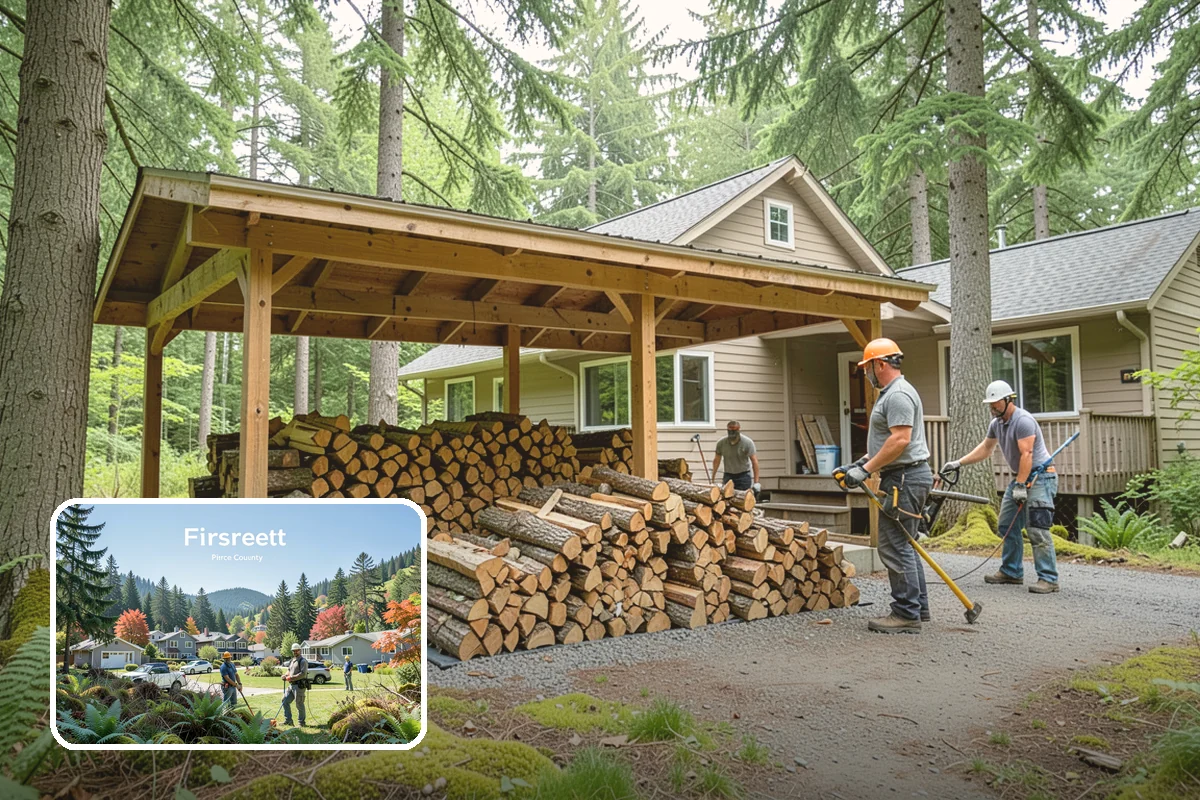 Firewood Pickup in Fircrest, Pierce County, WA - No delivery fee for the biggest savings