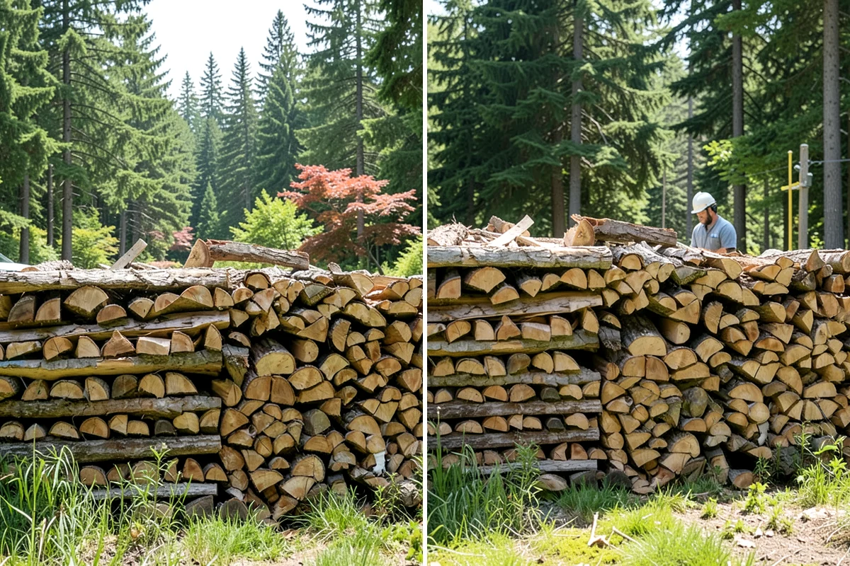 Firewood Pickup in Gig Harbor, Pierce County, WA - You order your quantity and choose pickup