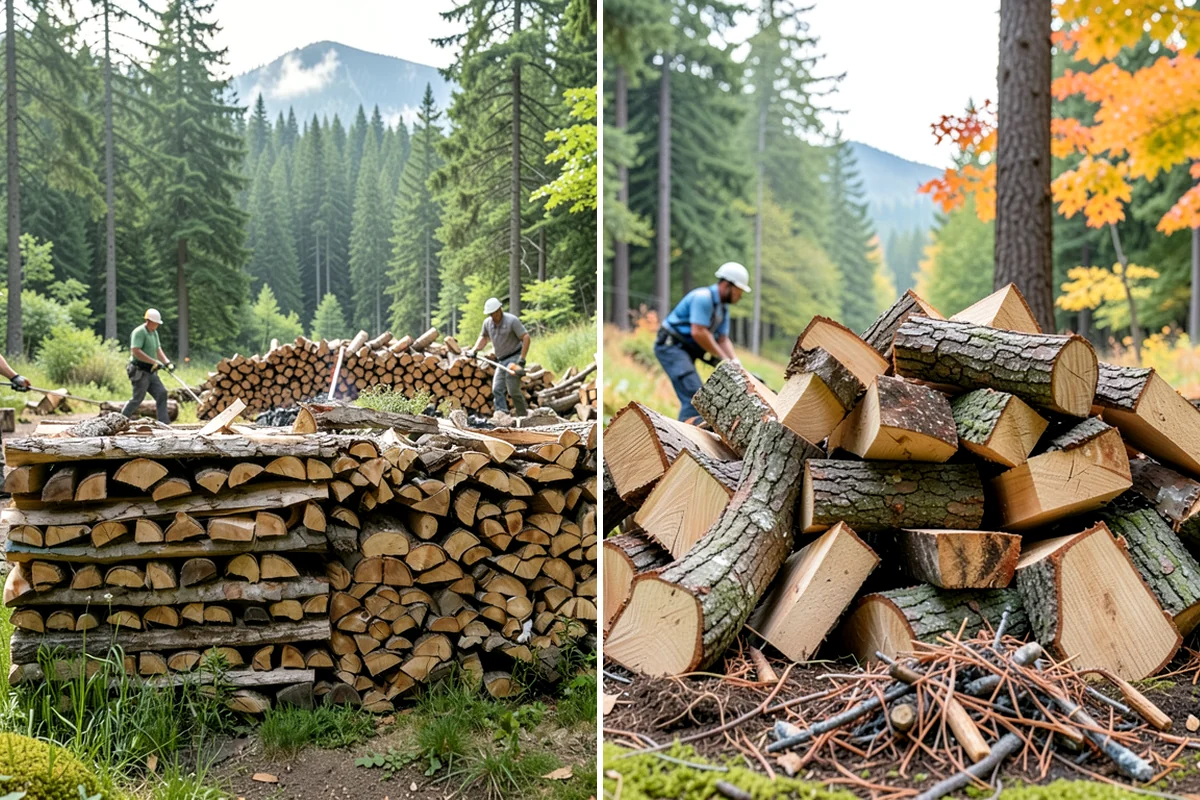 Firewood Pickup in Hunts Point, King County, WA - You order your quantity and choose pickup