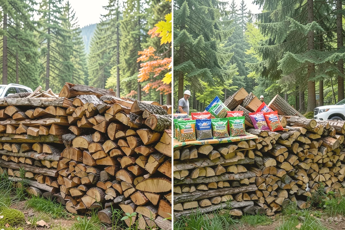 Firewood Pickup in Issaquah, King County, WA - You order your quantity and choose pickup