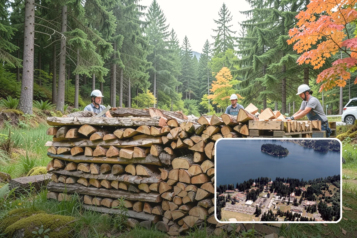 Firewood Pickup in Lakewood, Pierce County, WA - No delivery fee for the biggest savings