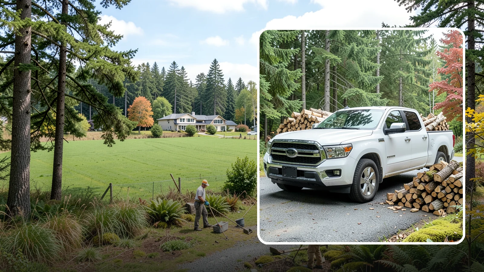Firewood Pickup in Lyman, WA - Save on delivery by picking up seasoned, ready-to-burn firewood directly from our Pacific Northwest yard.