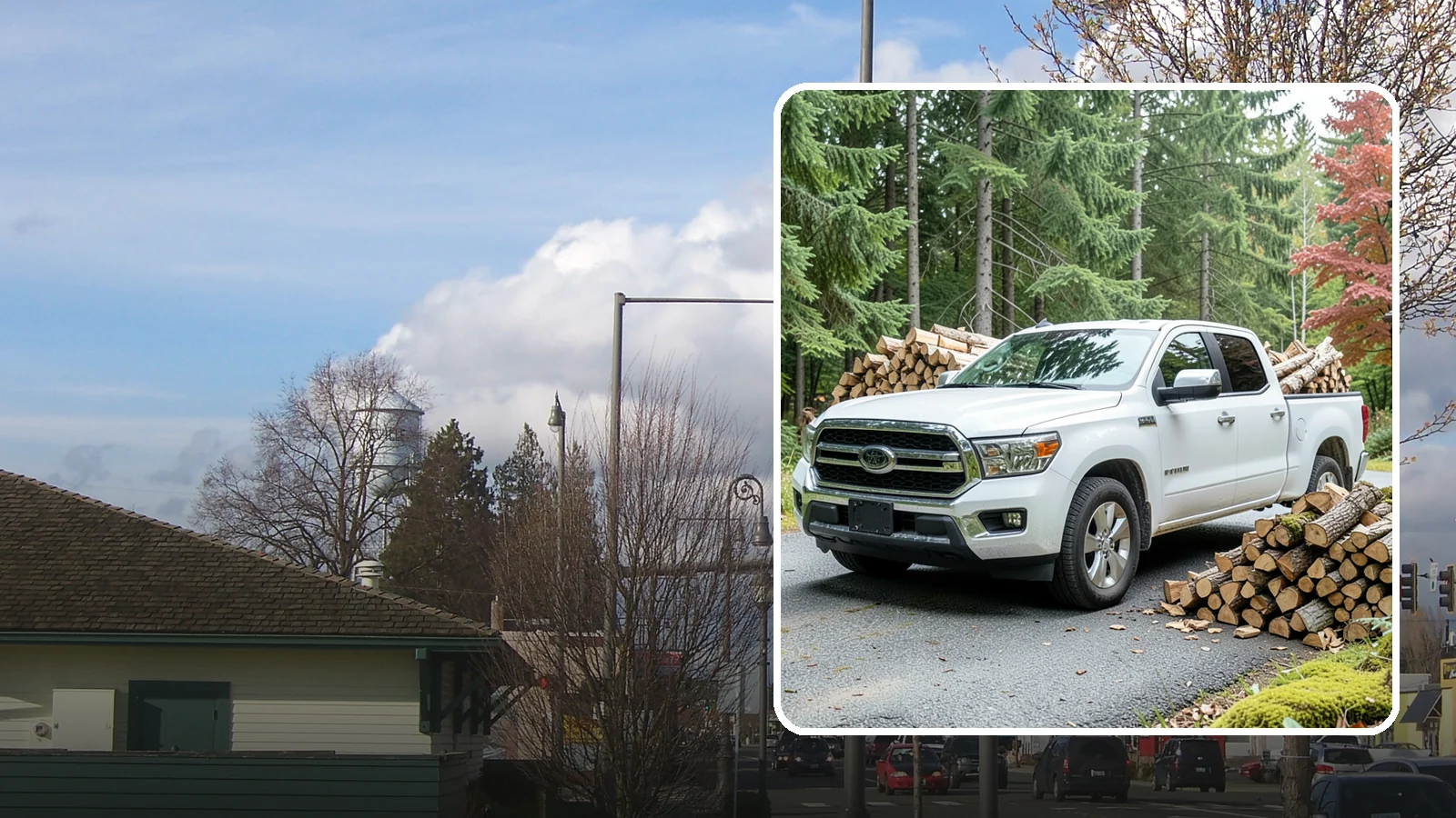 Firewood Pickup in Marysville, Snohomish County, WA - Save on delivery by picking up seasoned, ready-to-burn firewood directly from our Pacific Northwest yard.