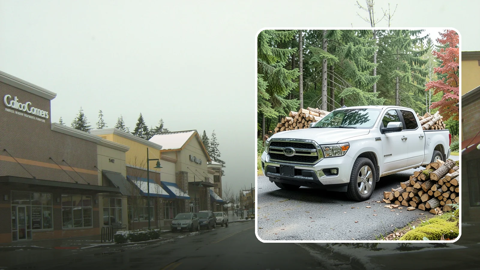 Firewood Pickup in Mill Creek, Snohomish County, WA - Save on delivery by picking up seasoned, ready-to-burn firewood directly from our Pacific Northwest yard.