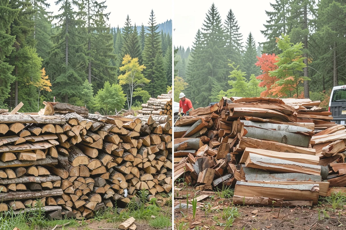 Firewood Pickup in Mountlake Terrace, WA - You order your quantity and choose pickup