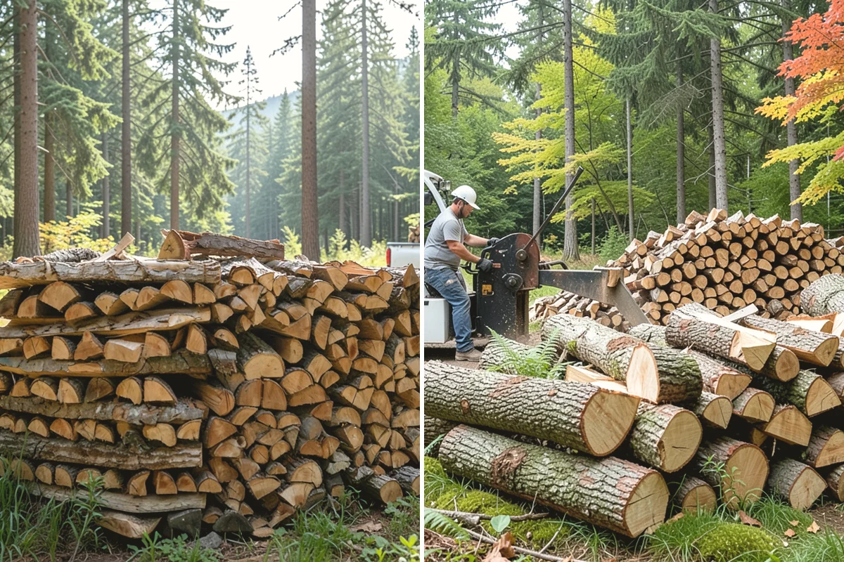 Firewood Pickup in Mukilteo, Snohomish County, WA - You order your quantity and choose pickup