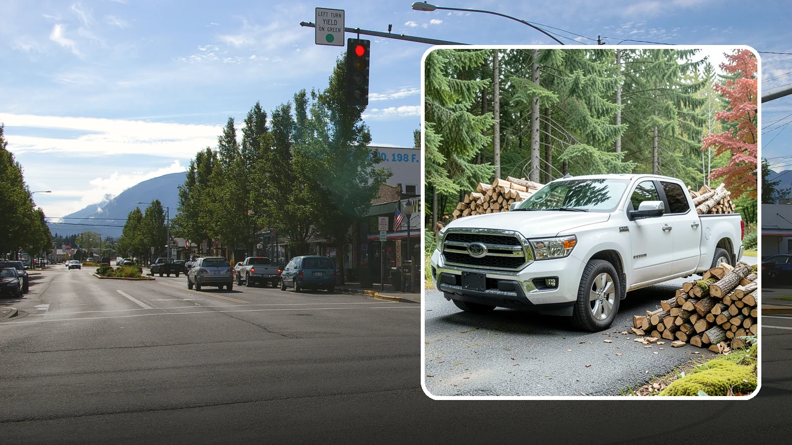 Firewood Pickup in North Bend, King County, WA - Save on delivery by picking up seasoned, ready-to-burn firewood directly from our Pacific Northwest yard.