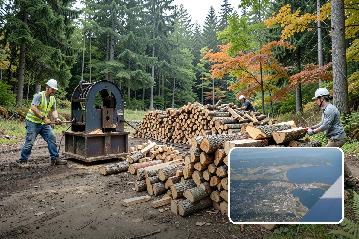Firewood Pickup in Oak Harbor, Island County, WA - No delivery fee for the biggest savings