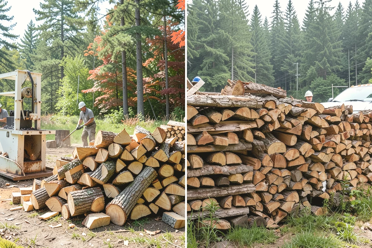 Firewood Pickup in Oak Harbor, Island County, WA - You order your quantity and choose pickup