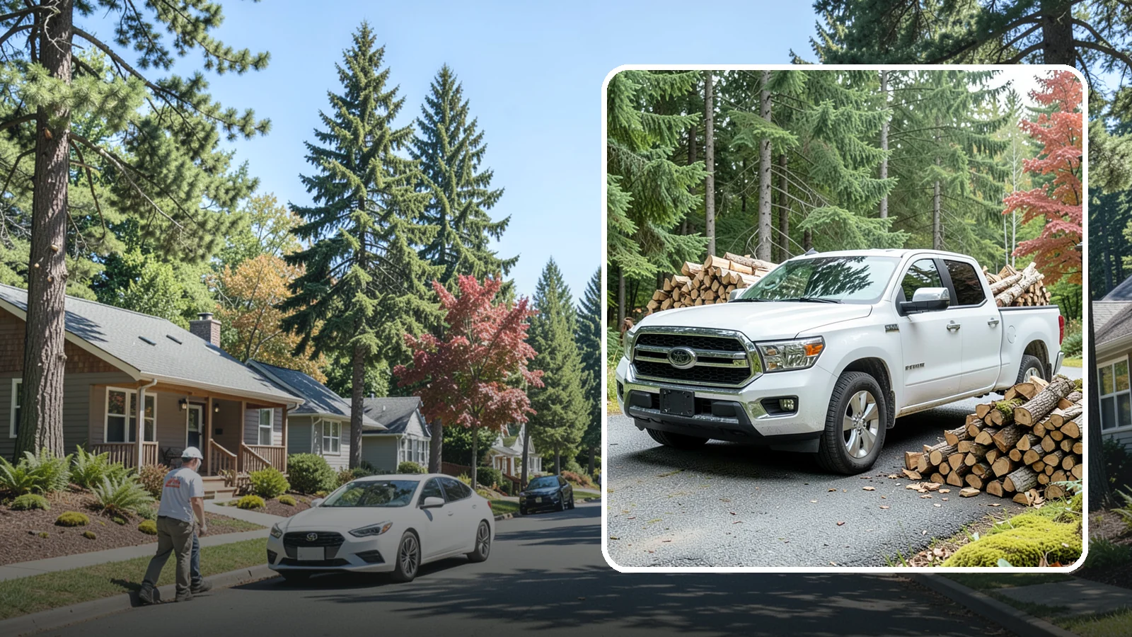 Firewood Pickup in Orting, Pierce County, WA - Save on delivery by picking up seasoned, ready-to-burn firewood directly from our Pacific Northwest yard.