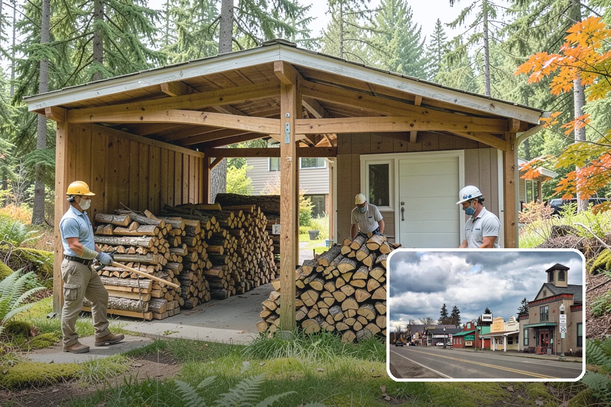 Firewood Pickup in Roy, Pierce County, WA - No delivery fee for the biggest savings
